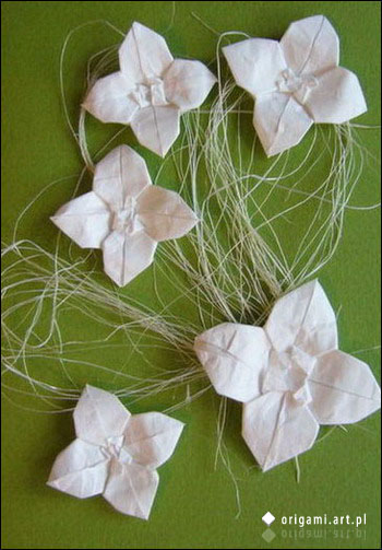 Zaproszenia weselne origami
