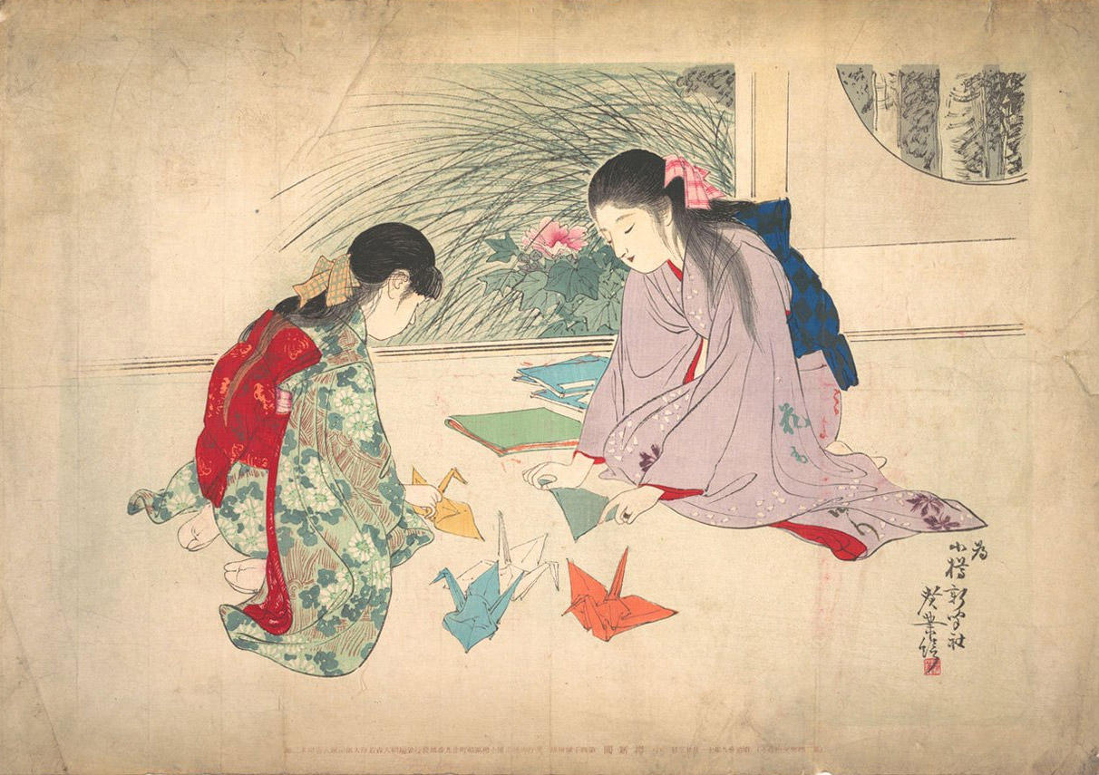 Origami w edukacji / źródło obrazu: ukiyo-e.org