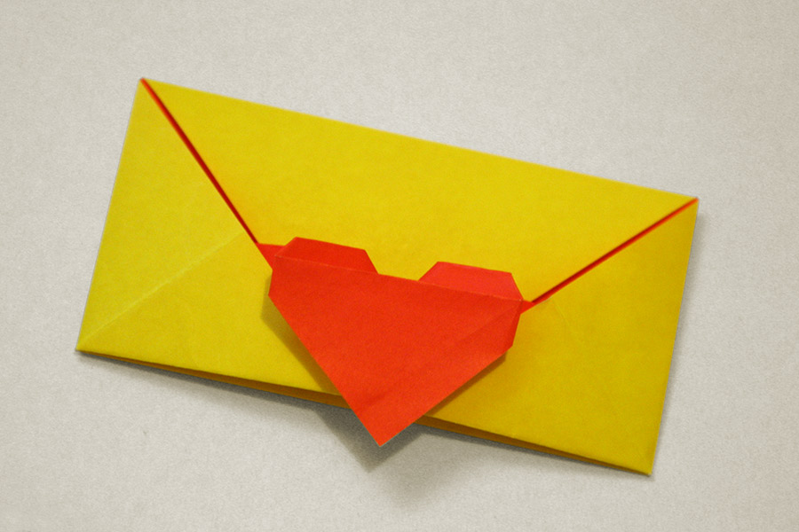 Walentynka origami