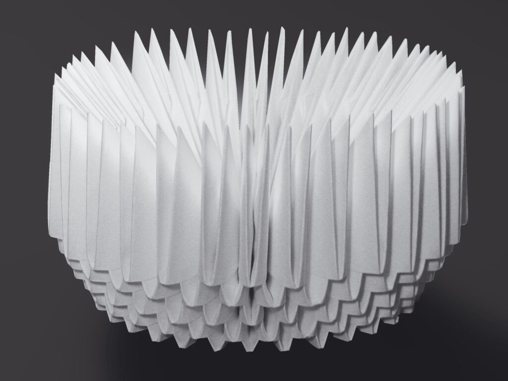 Łabędź origami - moduł chiński